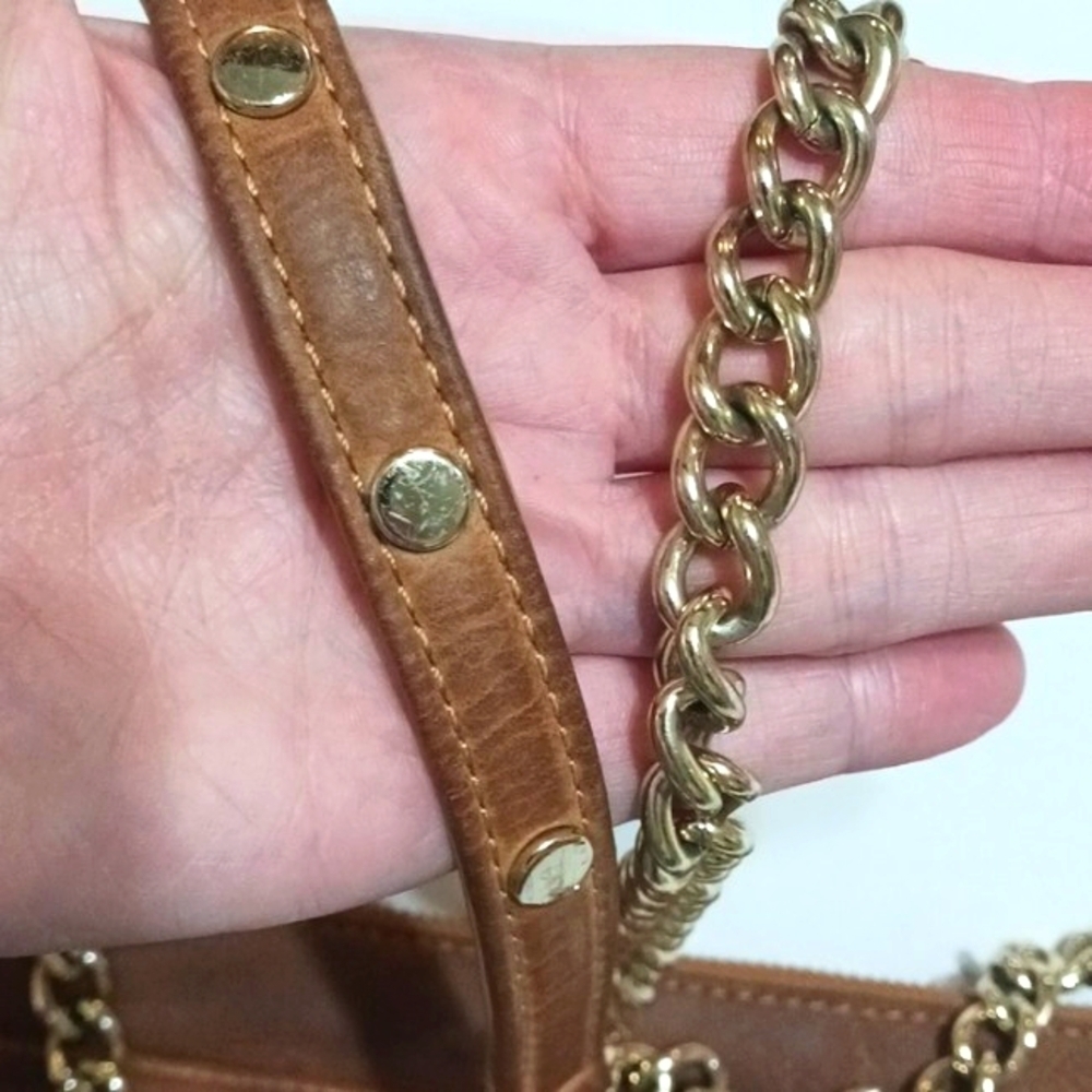 Rebecca Minkoff Brown Leather MAB Crossbody Bag - Picture 9 of 12